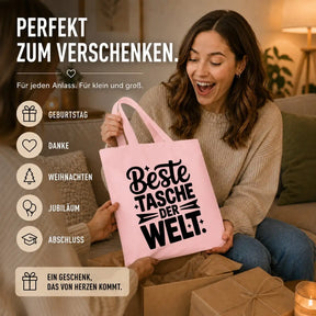 Baumwolltasche - Einkauf & Alltag Sprüche - Motiv nach Wahl