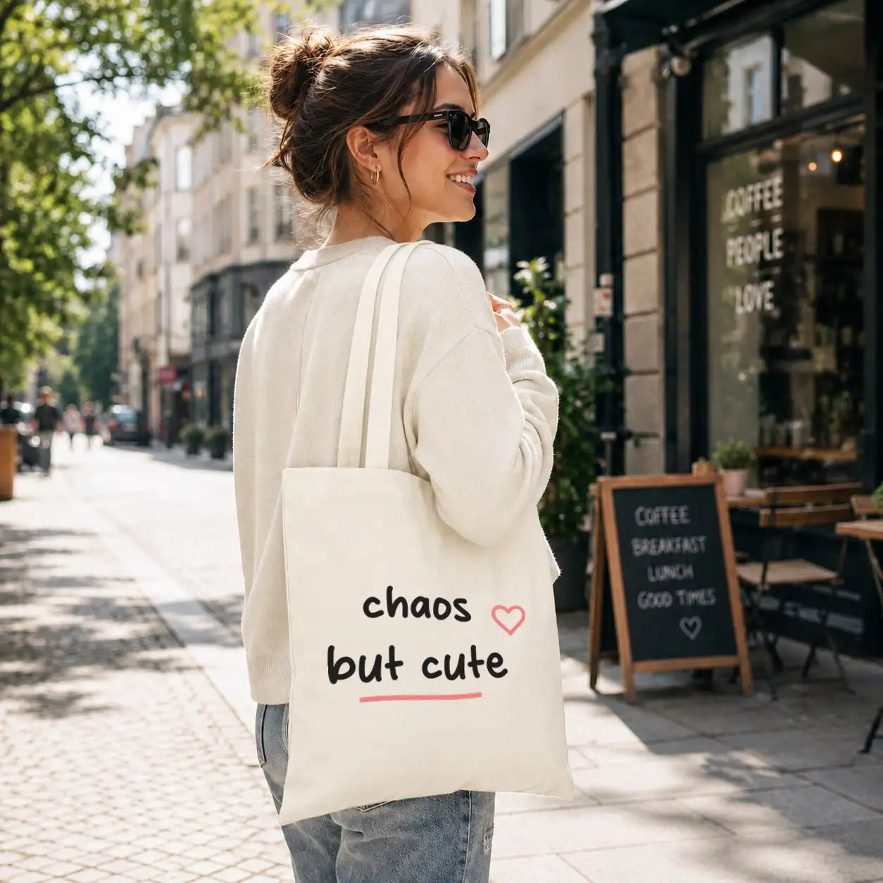 Baumwolltasche - Lustige Sprüche & Chaos-Motive - Motiv nach Wahl