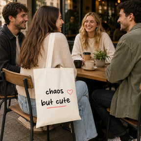 Baumwolltasche - Lustige Sprüche & Chaos-Motive - Motiv nach Wahl