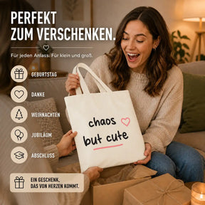 Baumwolltasche - Lustige Sprüche & Chaos-Motive - Motiv nach Wahl