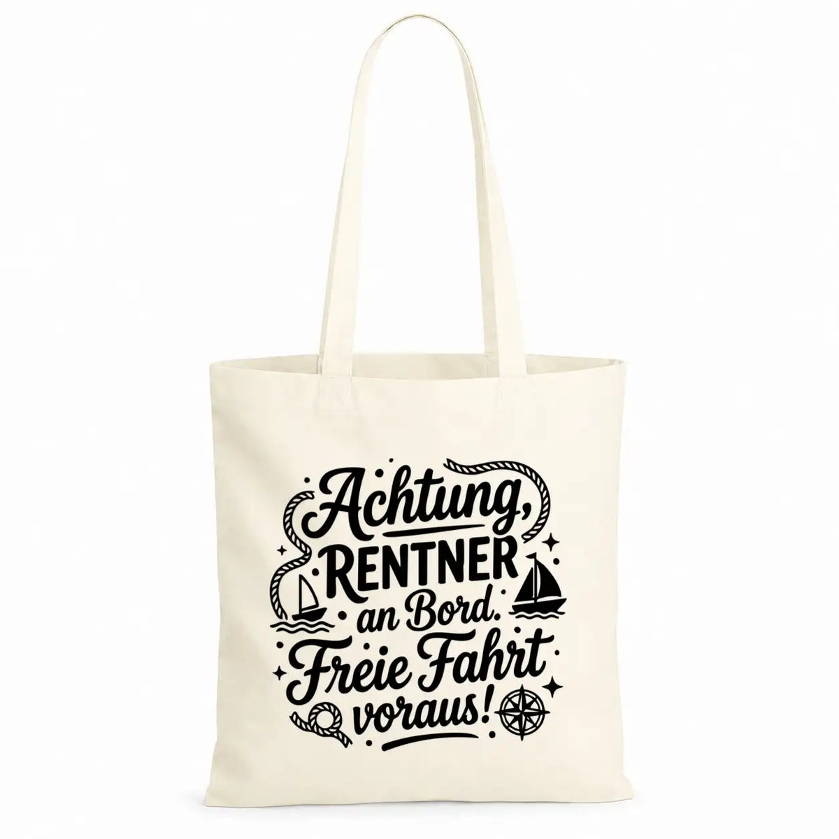 Baumwolltasche - Rentner Sprüche - Motiv nach Wahl