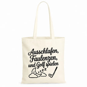 Baumwolltasche - Rentner Sprüche - Motiv nach Wahl