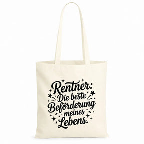 Baumwolltasche - Rentner Sprüche - Motiv nach Wahl