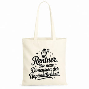 Baumwolltasche - Rentner Sprüche - Motiv nach Wahl