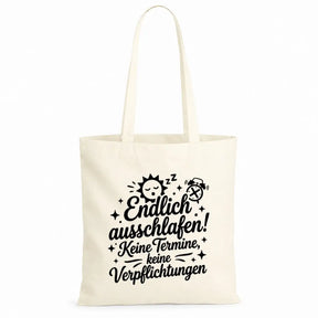 Baumwolltasche - Rentner Sprüche - Motiv nach Wahl