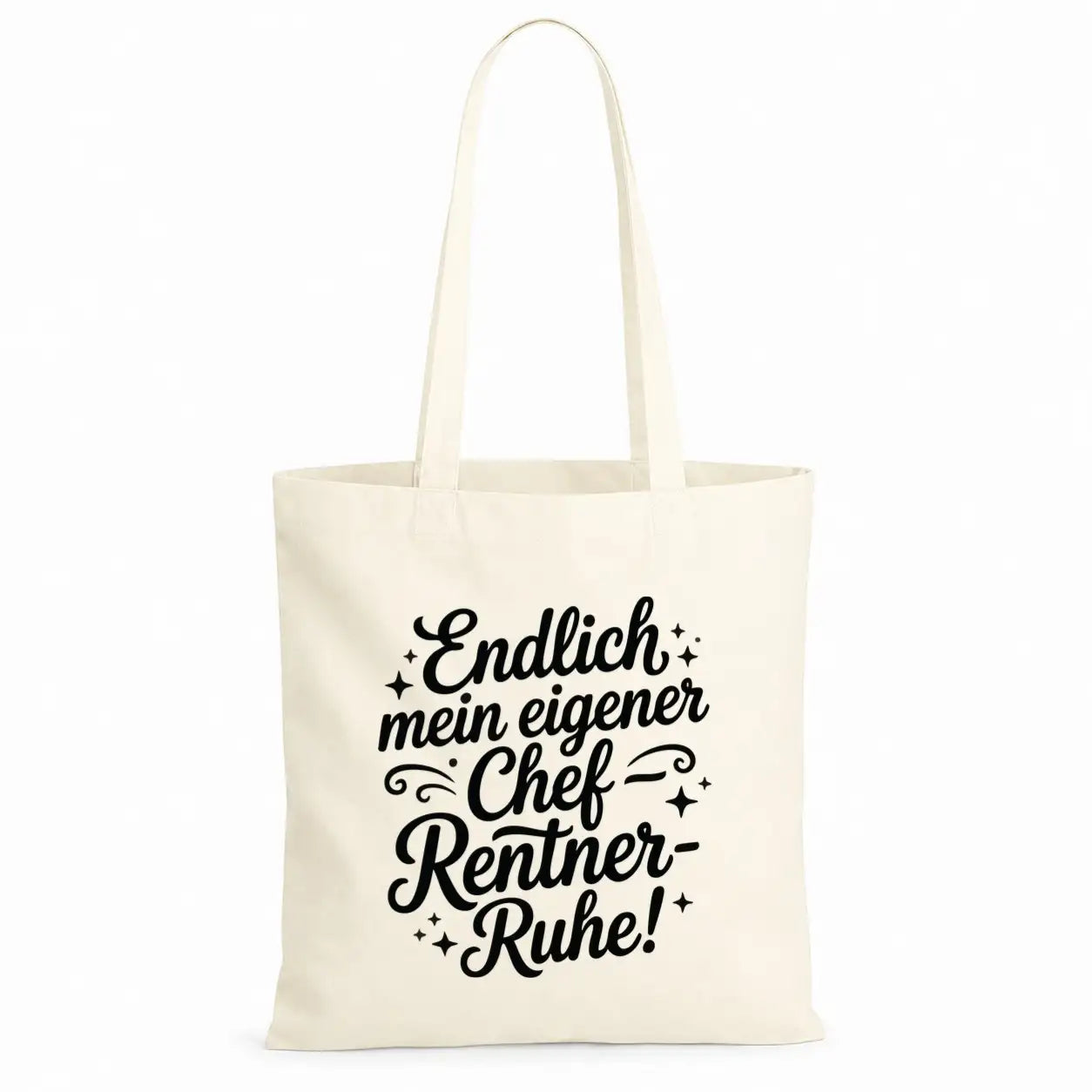 Baumwolltasche - Rentner Sprüche - Motiv nach Wahl