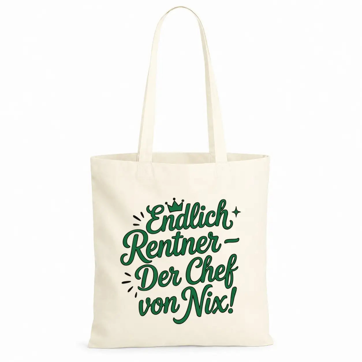 Baumwolltasche - Rentner Sprüche - Motiv nach Wahl