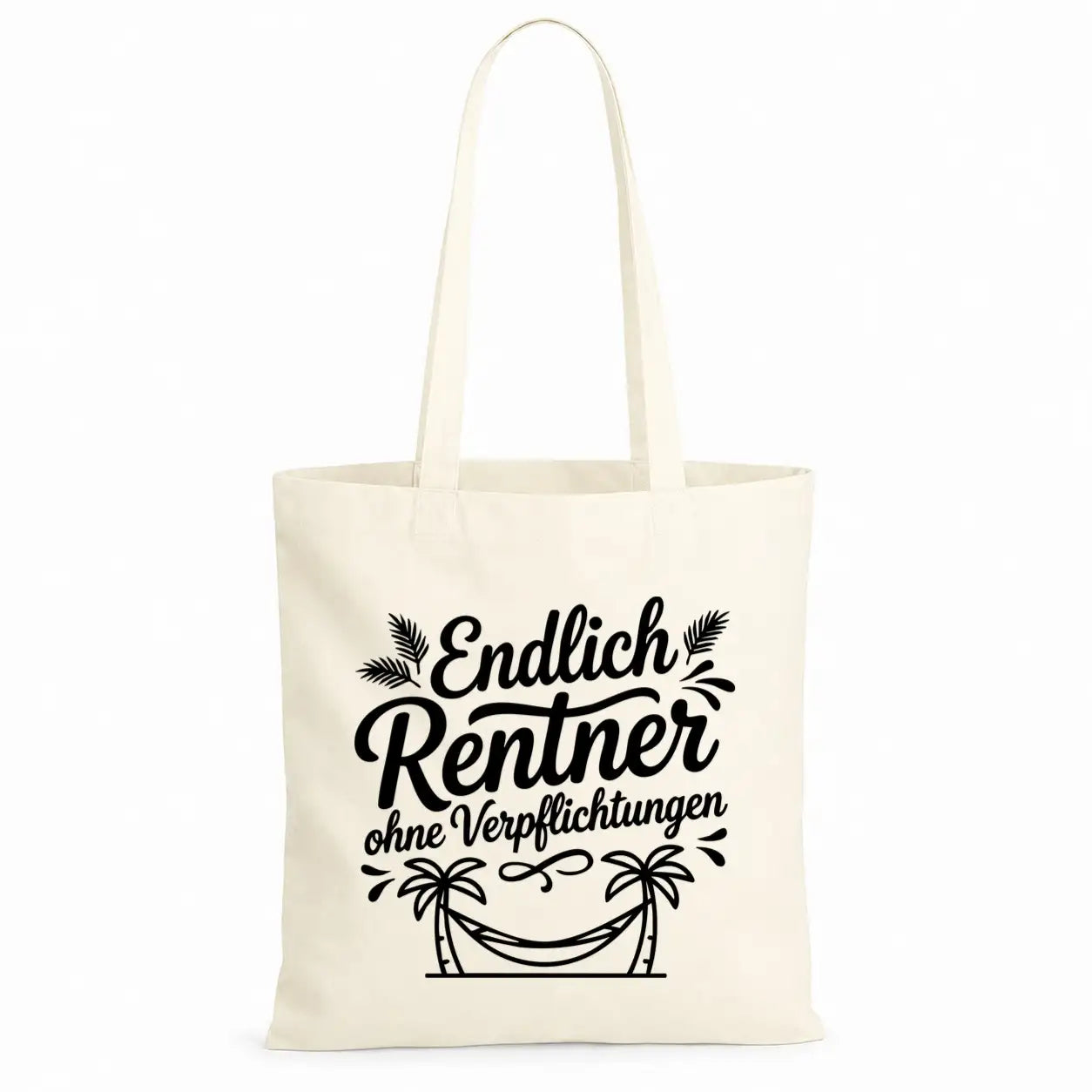 Baumwolltasche - Rentner Sprüche - Motiv nach Wahl