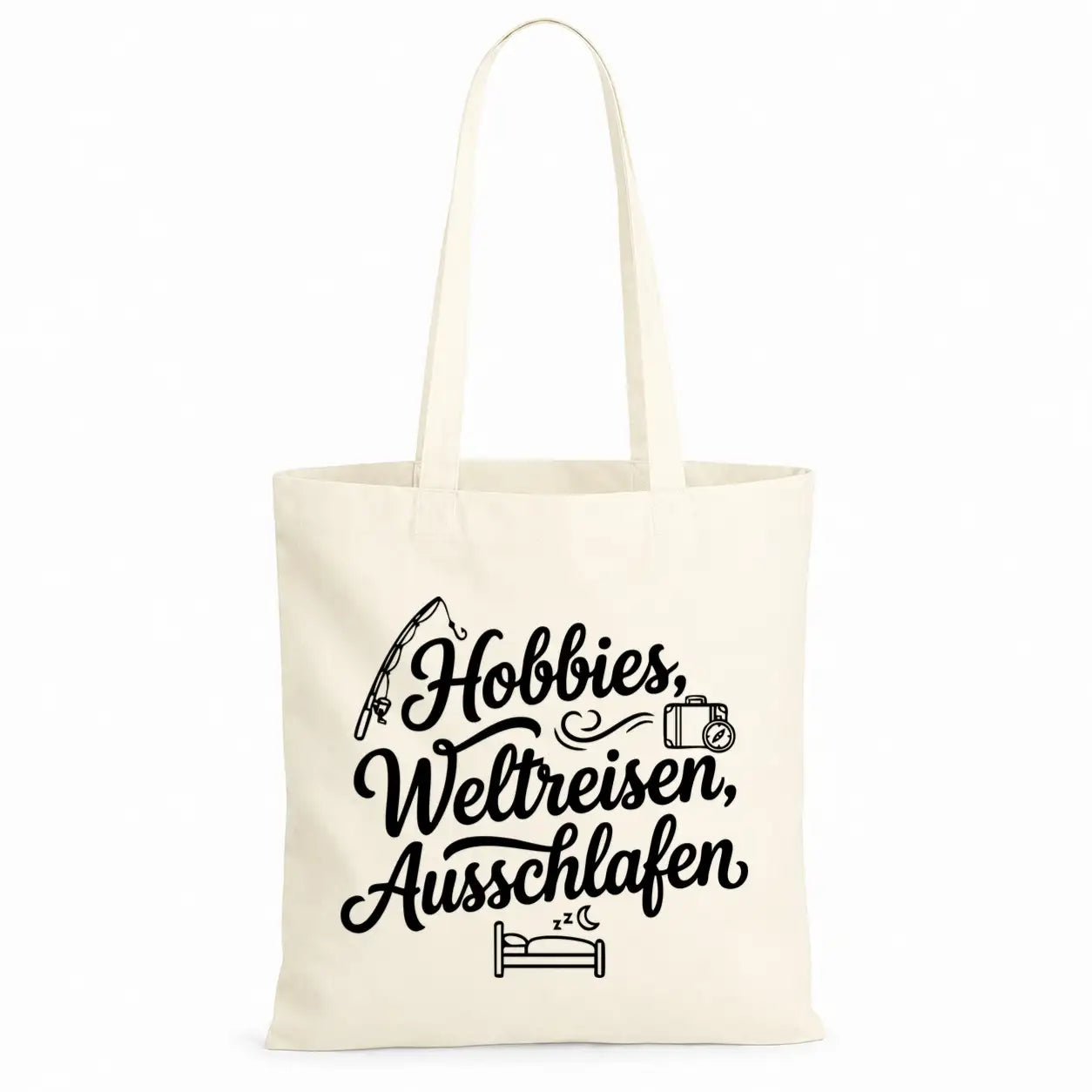 Baumwolltasche - Rentner Sprüche - Motiv nach Wahl