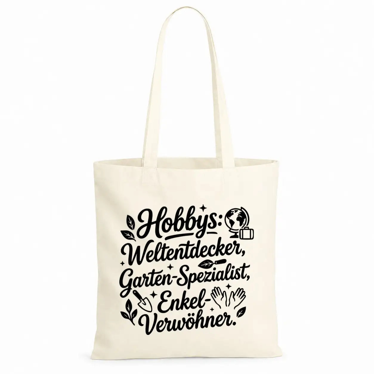 Baumwolltasche - Rentner Sprüche - Motiv nach Wahl