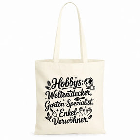 Baumwolltasche - Rentner Sprüche - Motiv nach Wahl