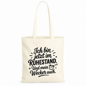Baumwolltasche - Rentner Sprüche - Motiv nach Wahl