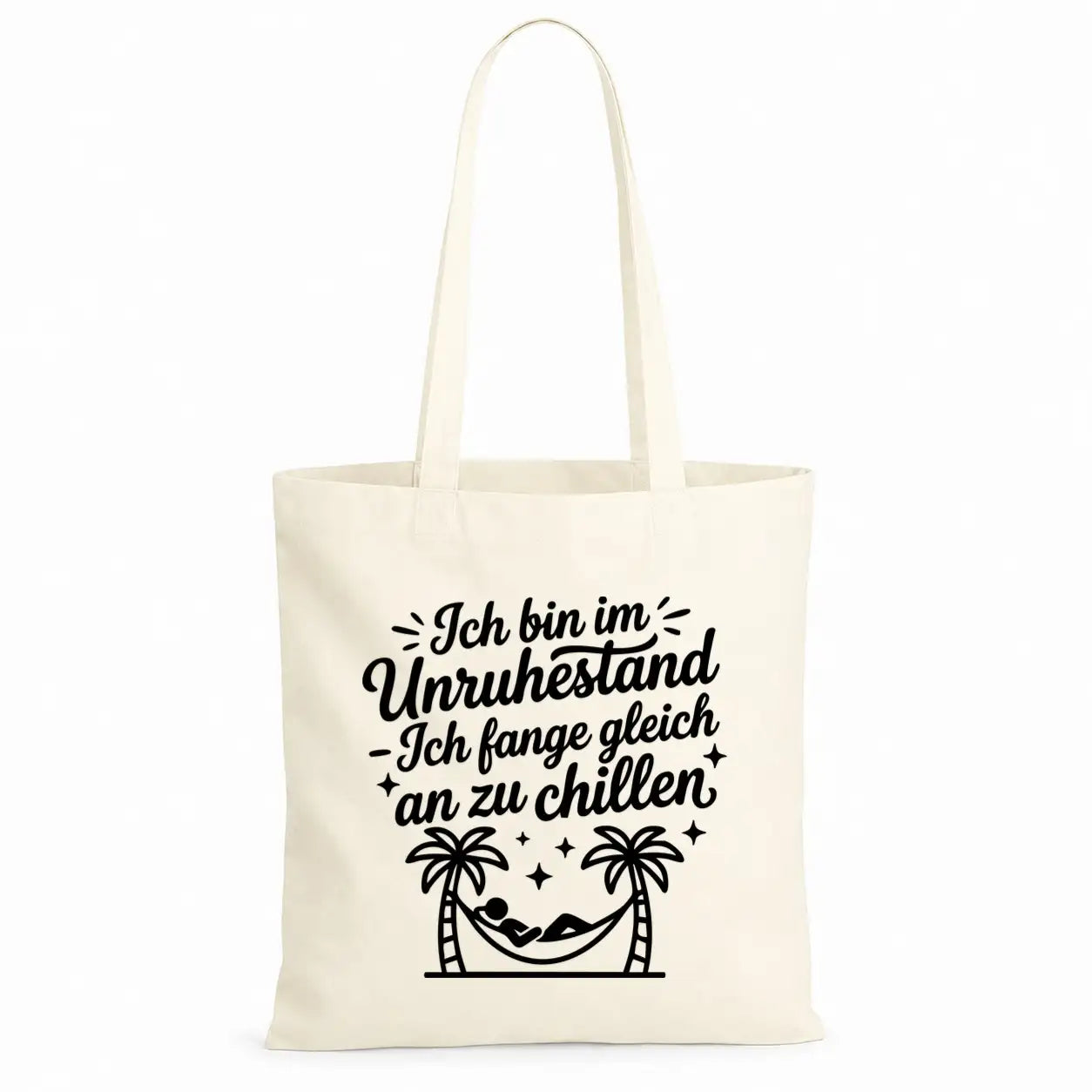 Baumwolltasche - Rentner Sprüche - Motiv nach Wahl