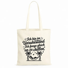 Baumwolltasche - Rentner Sprüche - Motiv nach Wahl