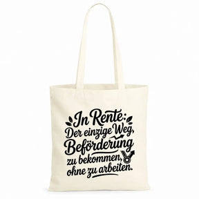 Baumwolltasche - Rentner Sprüche - Motiv nach Wahl