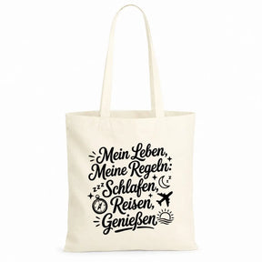 Baumwolltasche - Rentner Sprüche - Motiv nach Wahl
