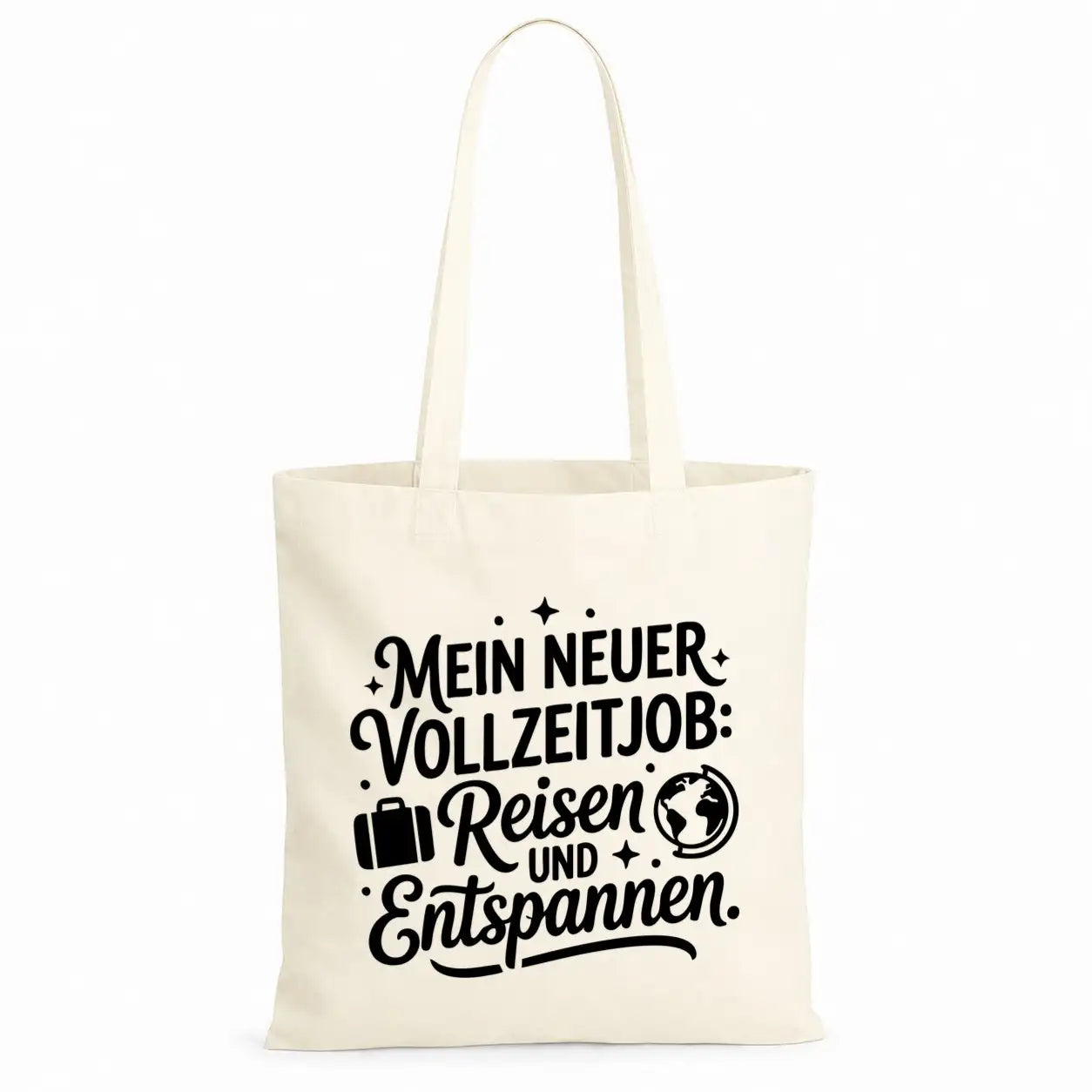 Baumwolltasche - Rentner Sprüche - Motiv nach Wahl