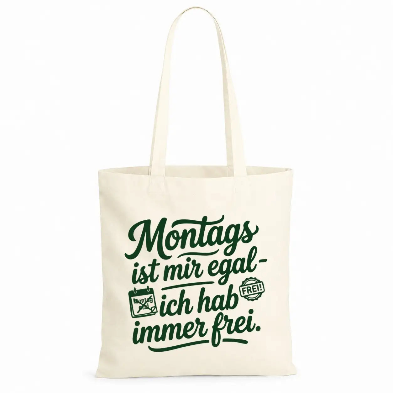 Baumwolltasche - Rentner Sprüche - Motiv nach Wahl
