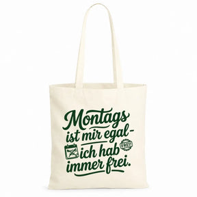 Baumwolltasche - Rentner Sprüche - Motiv nach Wahl