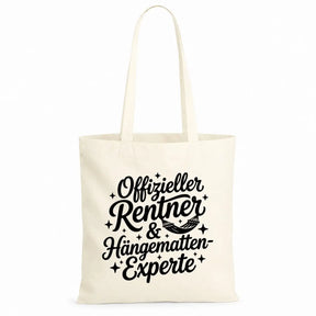 Baumwolltasche - Rentner Sprüche - Motiv nach Wahl