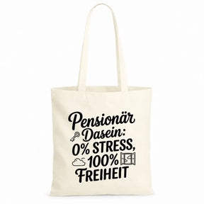 Baumwolltasche - Rentner Sprüche - Motiv nach Wahl