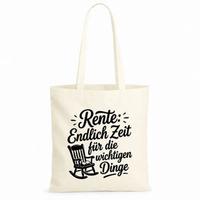 Baumwolltasche - Rentner Sprüche - Motiv nach Wahl