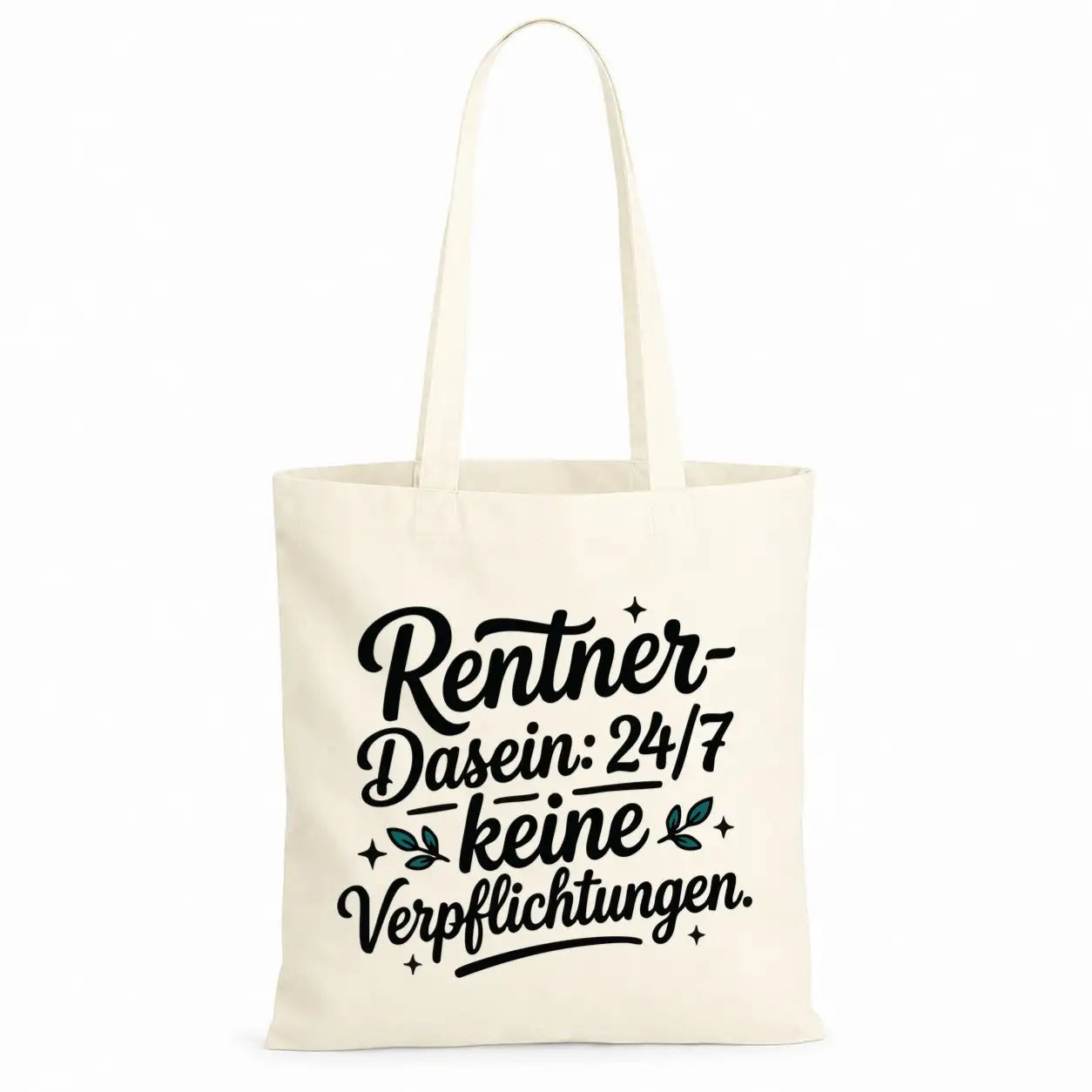 Baumwolltasche - Rentner Sprüche - Motiv nach Wahl