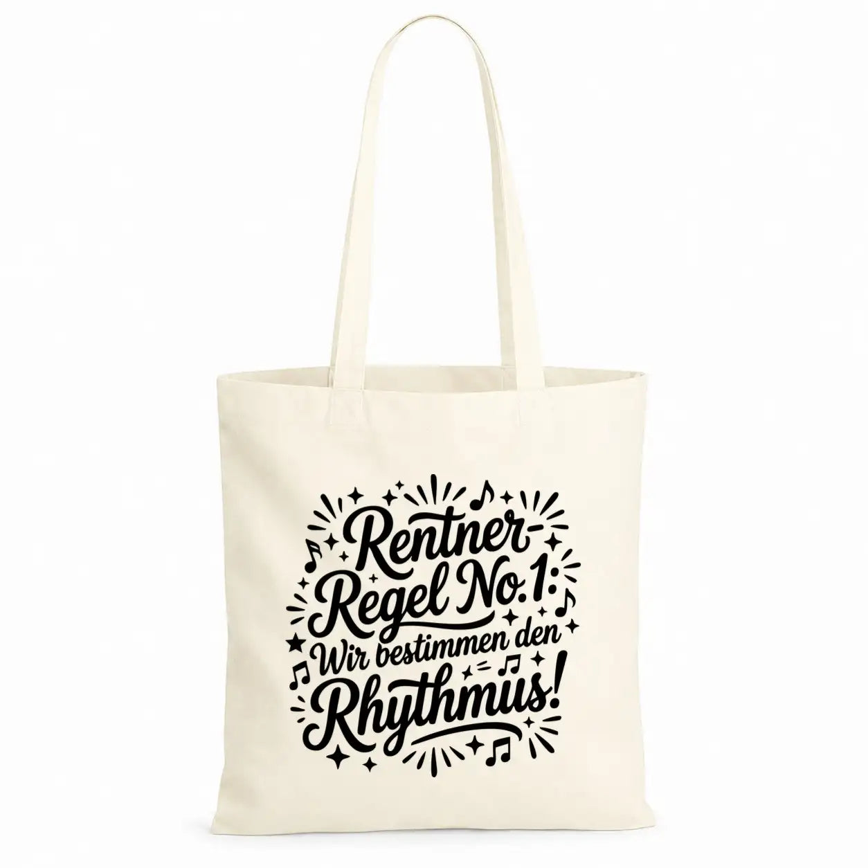 Baumwolltasche - Rentner Sprüche - Motiv nach Wahl