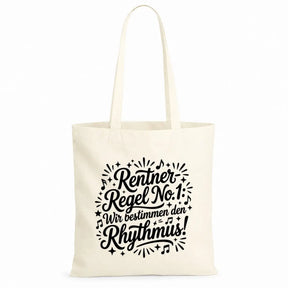 Baumwolltasche - Rentner Sprüche - Motiv nach Wahl