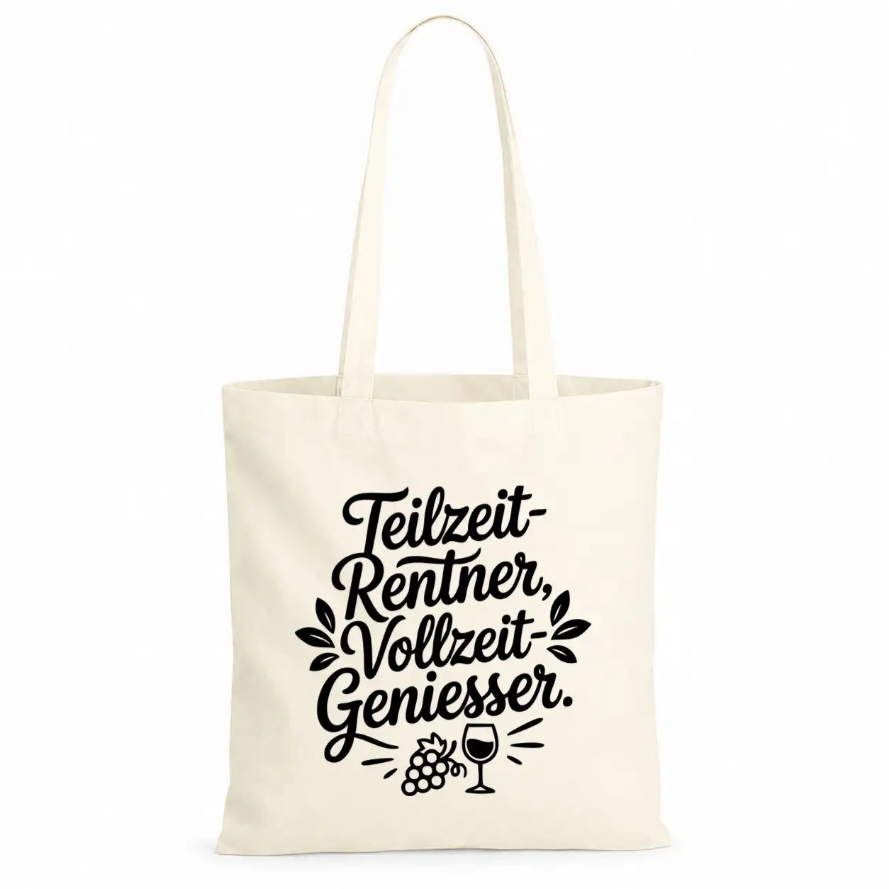 Baumwolltasche - Rentner Sprüche - Motiv nach Wahl