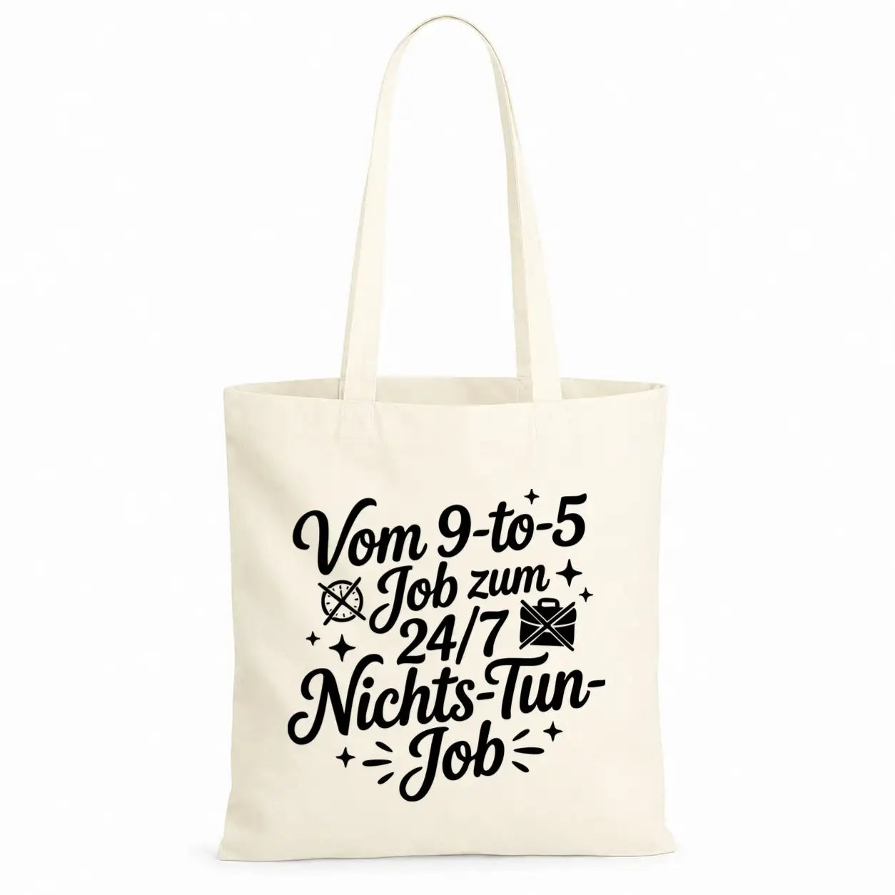Baumwolltasche - Rentner Sprüche - Motiv nach Wahl
