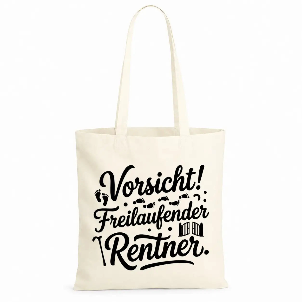 Baumwolltasche - Rentner Sprüche - Motiv nach Wahl
