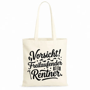 Baumwolltasche - Rentner Sprüche - Motiv nach Wahl