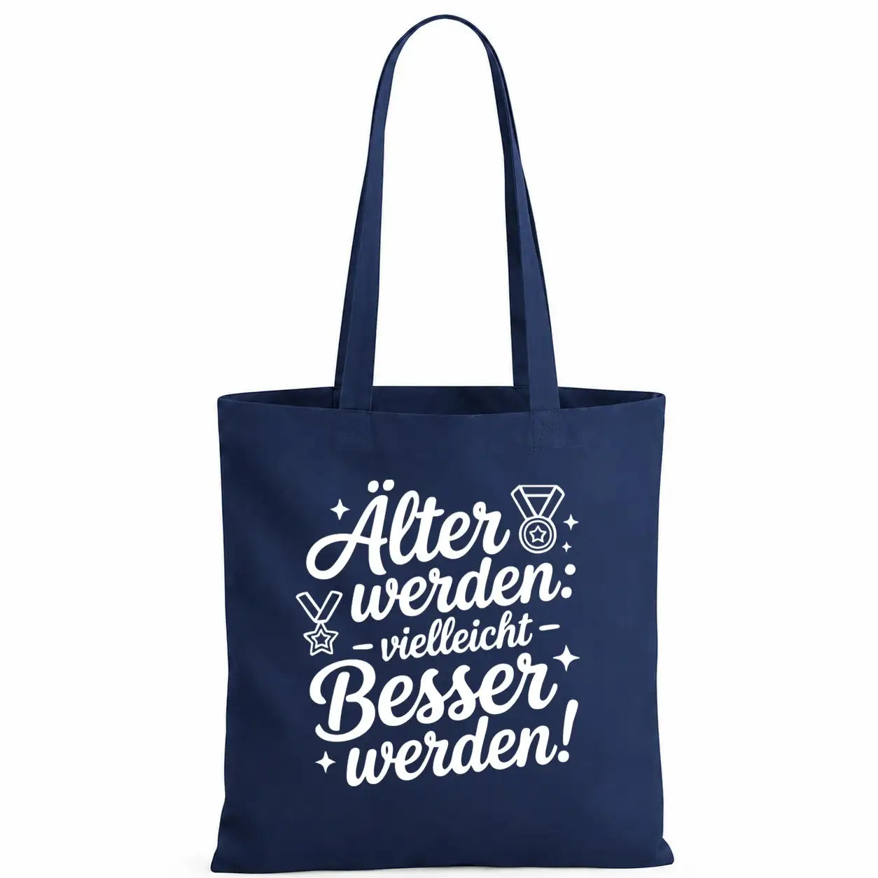 Baumwolltasche - Rentner-Designs - Motiv nach Wahl