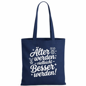 Baumwolltasche - Rentner-Designs - Motiv nach Wahl