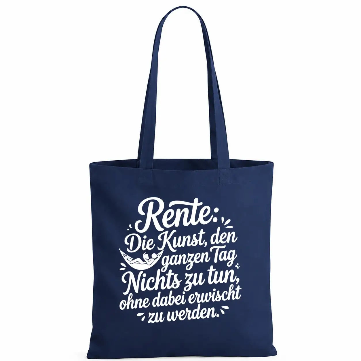 Baumwolltasche - Rentner-Designs - Motiv nach Wahl