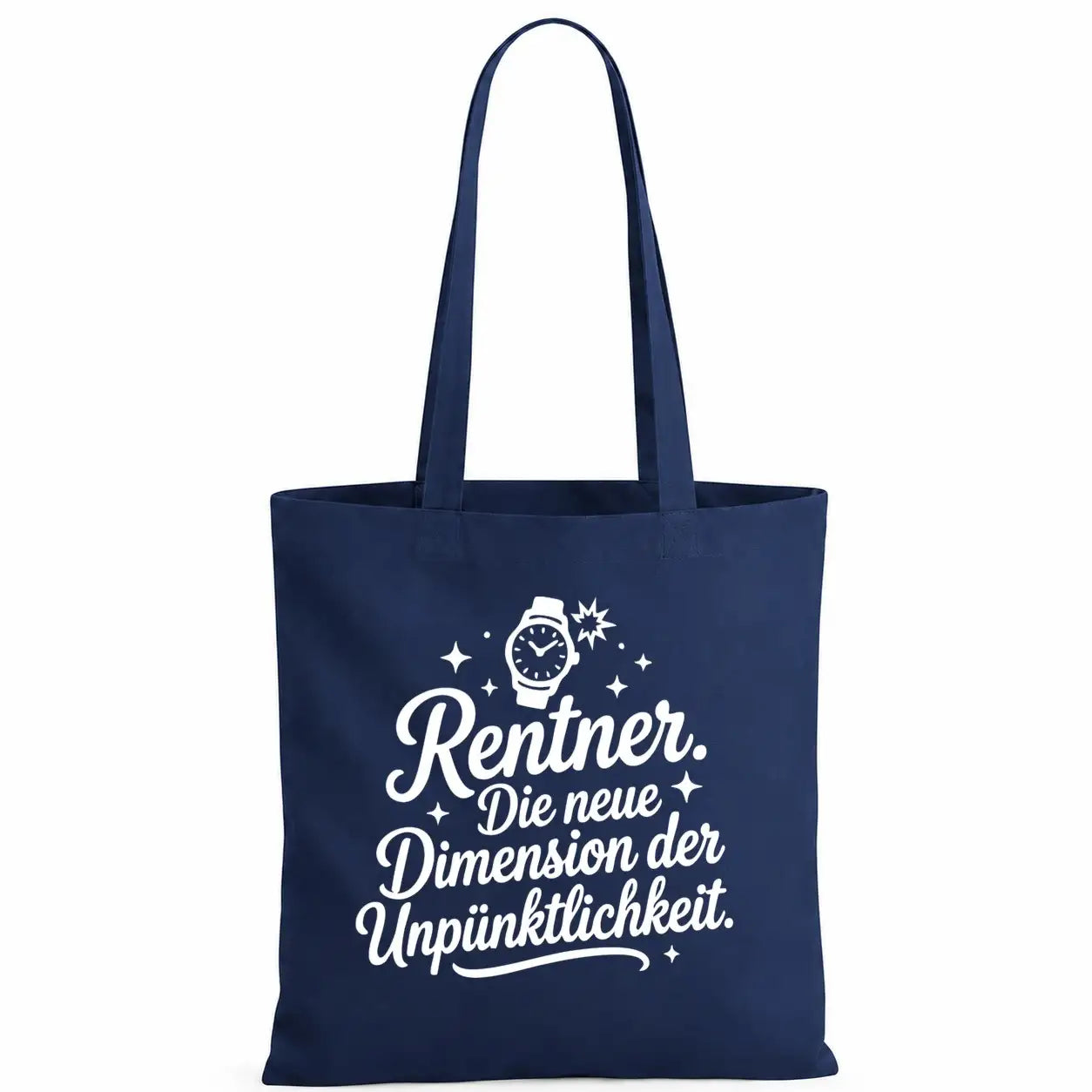 Baumwolltasche - Rentner-Designs - Motiv nach Wahl