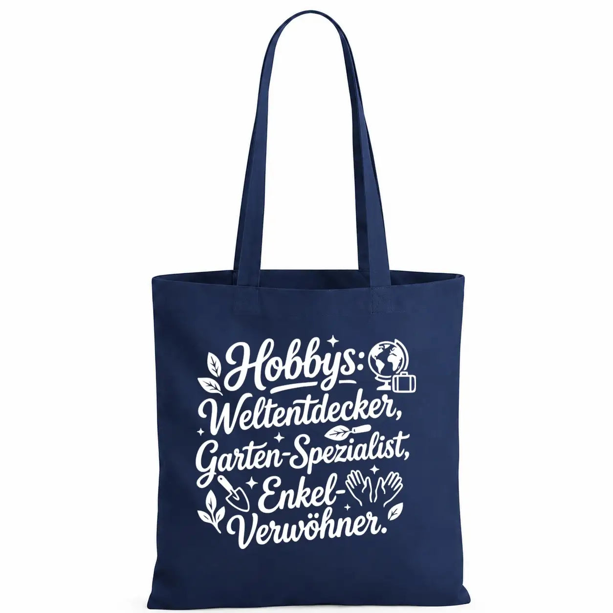 Baumwolltasche - Rentner-Designs - Motiv nach Wahl