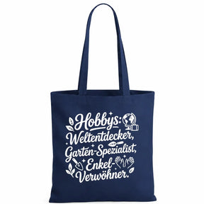 Baumwolltasche - Rentner-Designs - Motiv nach Wahl