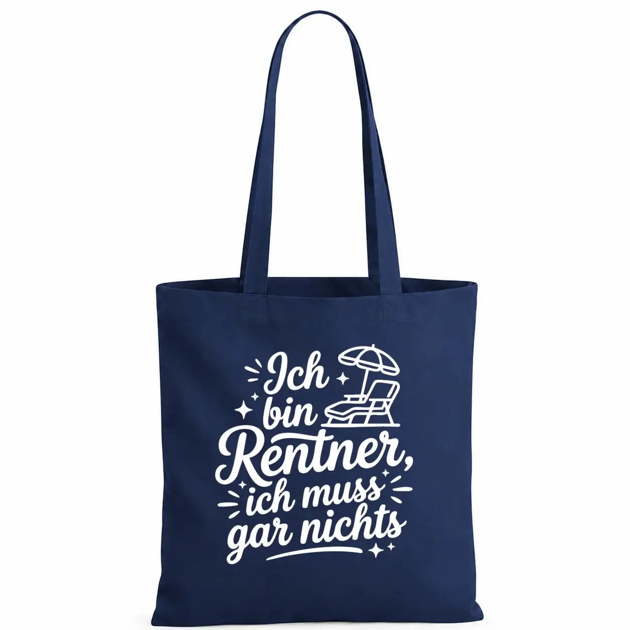 Baumwolltasche - Rentner-Designs - Motiv nach Wahl