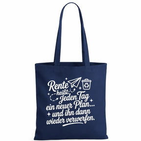 Baumwolltasche - Rentner-Designs - Motiv nach Wahl