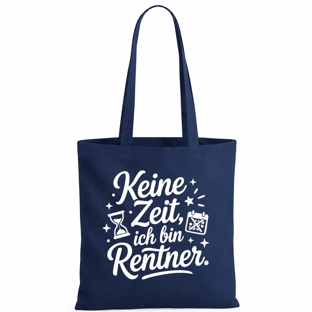Baumwolltasche - Rentner-Designs - Motiv nach Wahl