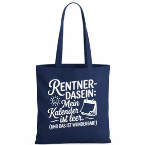 Baumwolltasche - Rentner-Designs - Motiv nach Wahl