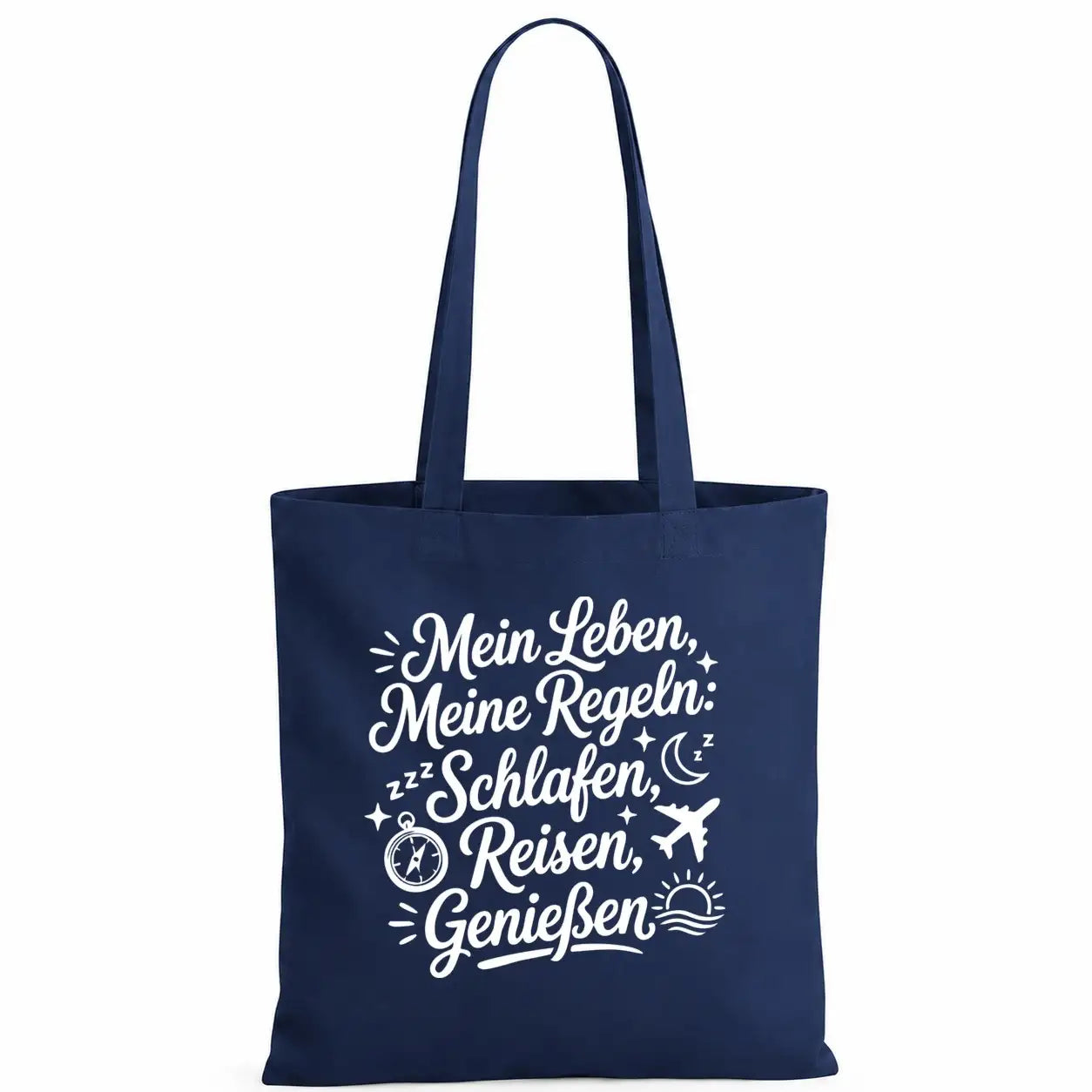 Baumwolltasche - Rentner-Designs - Motiv nach Wahl