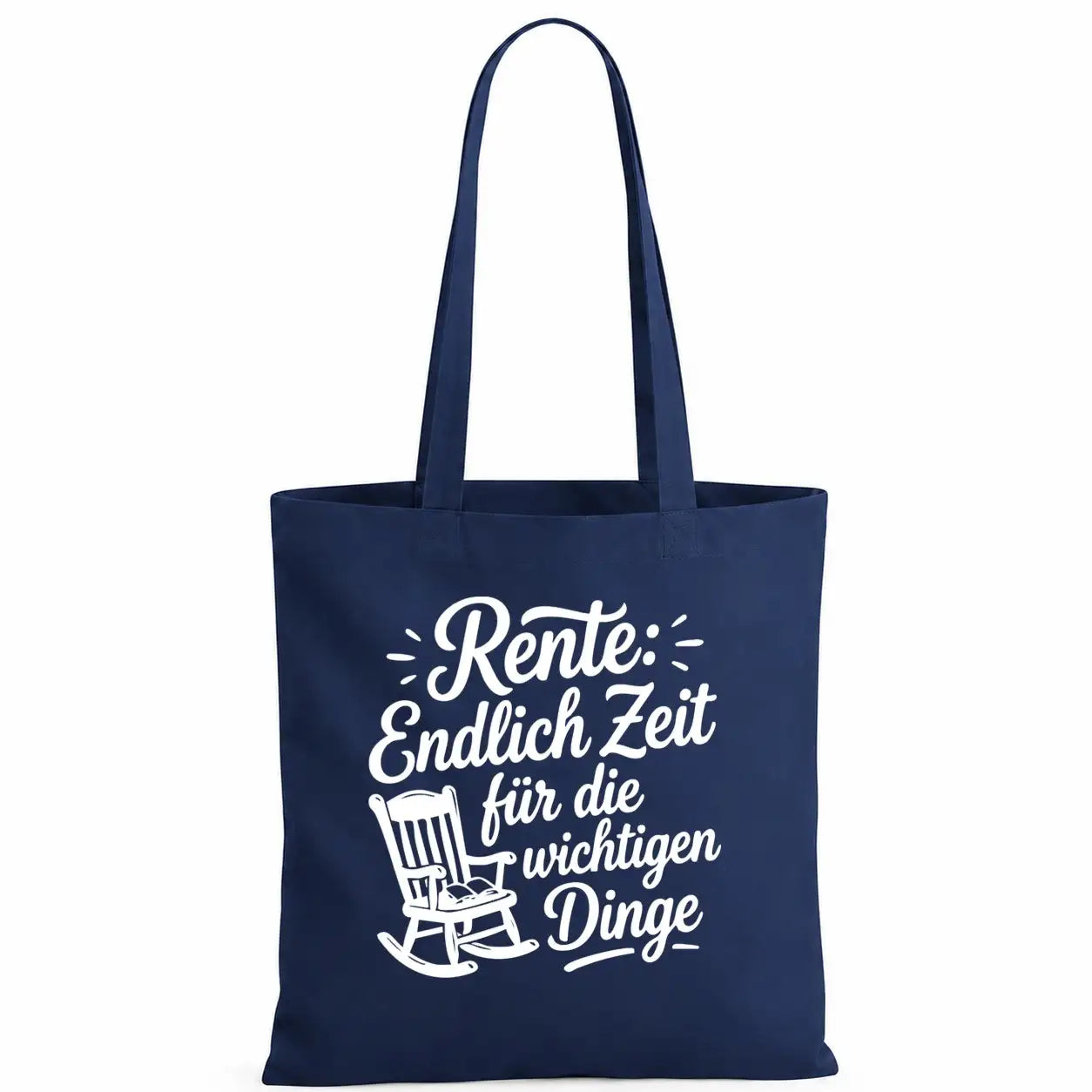 Baumwolltasche - Rentner-Designs - Motiv nach Wahl
