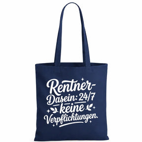 Baumwolltasche - Rentner-Designs - Motiv nach Wahl