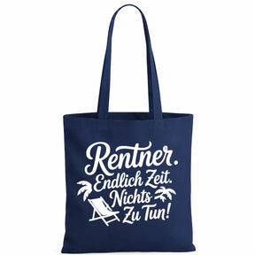 Baumwolltasche - Rentner-Designs - Motiv nach Wahl
