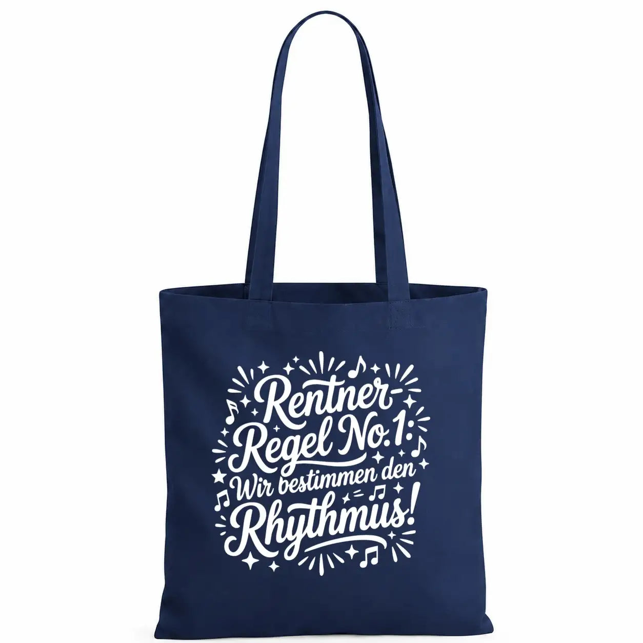 Baumwolltasche - Rentner-Designs - Motiv nach Wahl