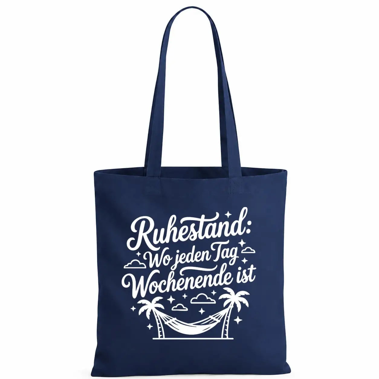 Baumwolltasche - Rentner-Designs - Motiv nach Wahl