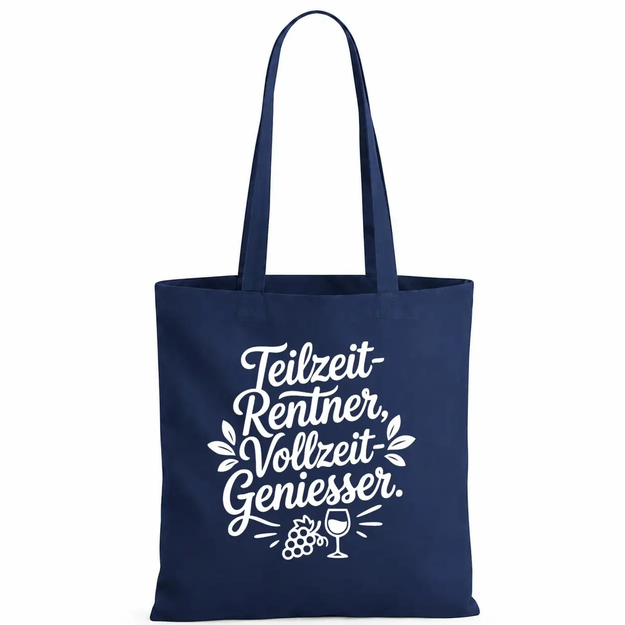 Baumwolltasche - Rentner-Designs - Motiv nach Wahl